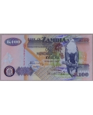 Замбия 100 квача 2006 UNC. арт. 4047